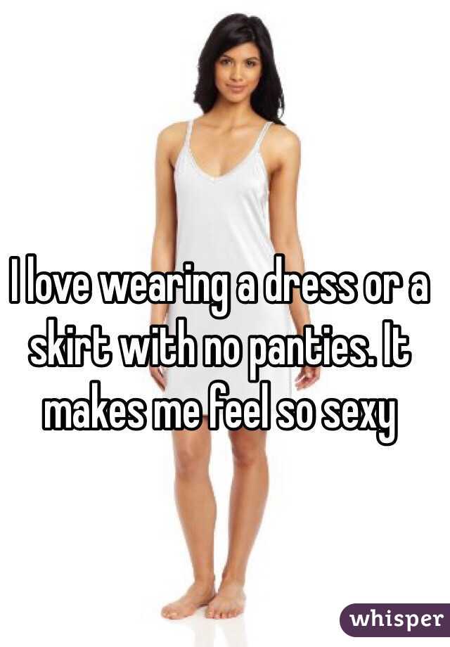 dress no panties